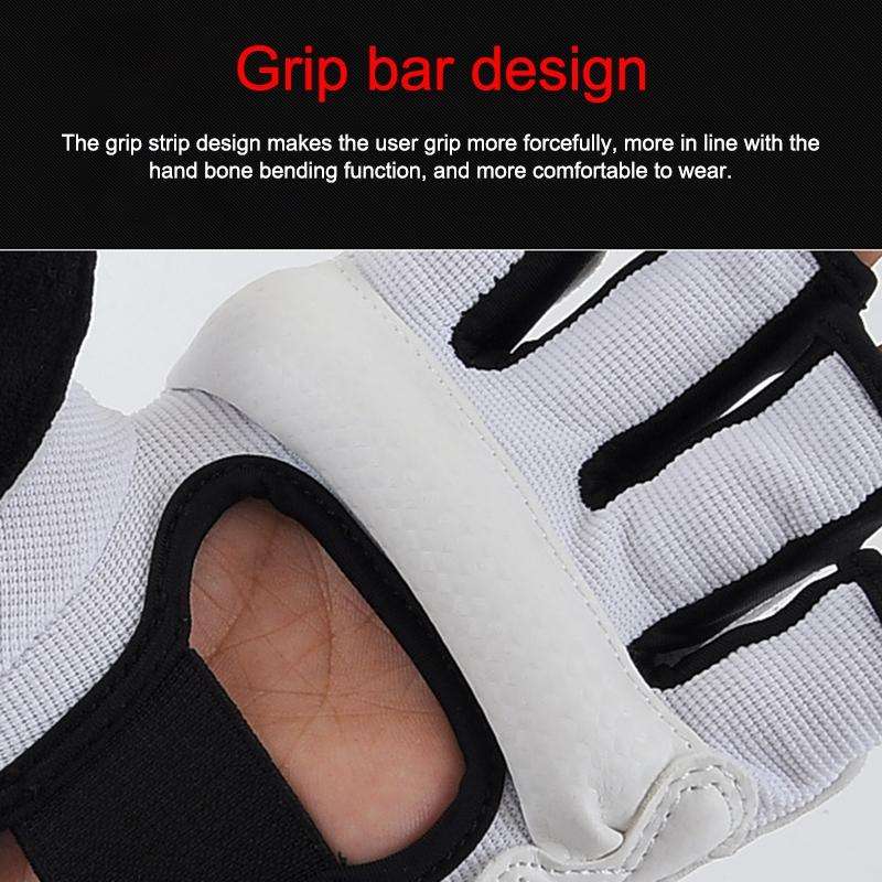 Half Fingers Adults Sandbag Training Boxing Gloves PU Leather Fitness Sparring Taekwondo Gloves, ...