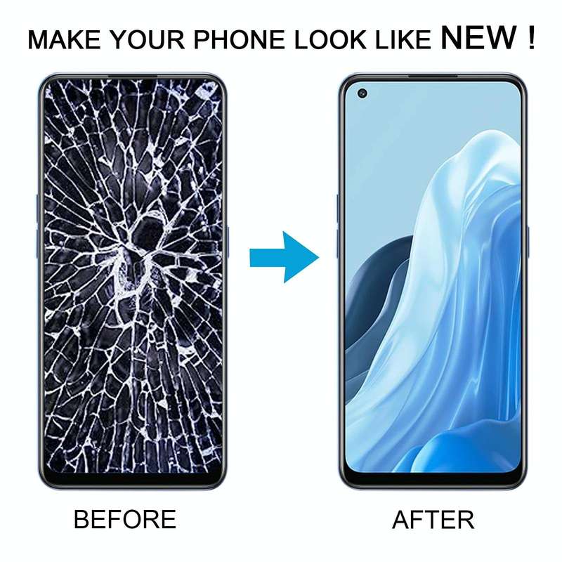 For OPPO Reno8 Lite 5G OLED LCD Screen Digitizer Full Assembly with Frame