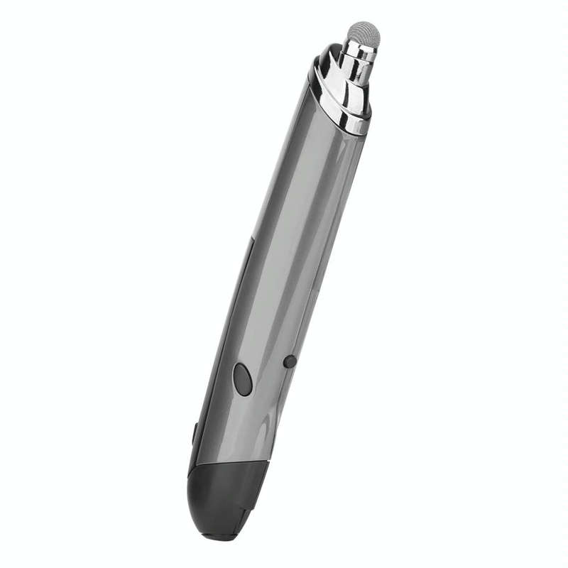PR-08 6-keys Smart Wireless Optical Mouse with Stylus Pen & Laser Function (Grey)