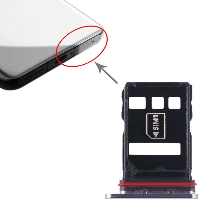 For Huawei P50E SIM + NM Card Tray (Blue)