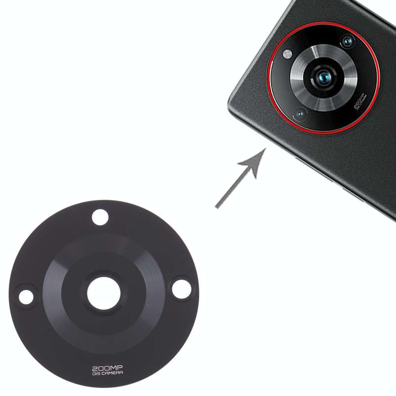 10 PCS Back Camera Lens for Realme 11 Pro+ (Black)