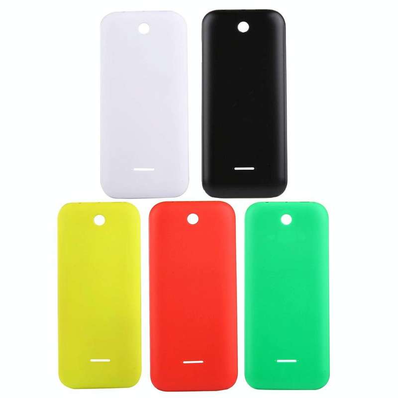 Solid Color Plastic Battery Back Cover for Nokia 225 (Red)