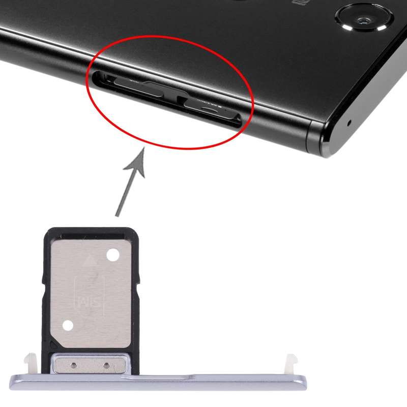 SIM Card Tray for Sony Xperia XA2 Plus (Silver)