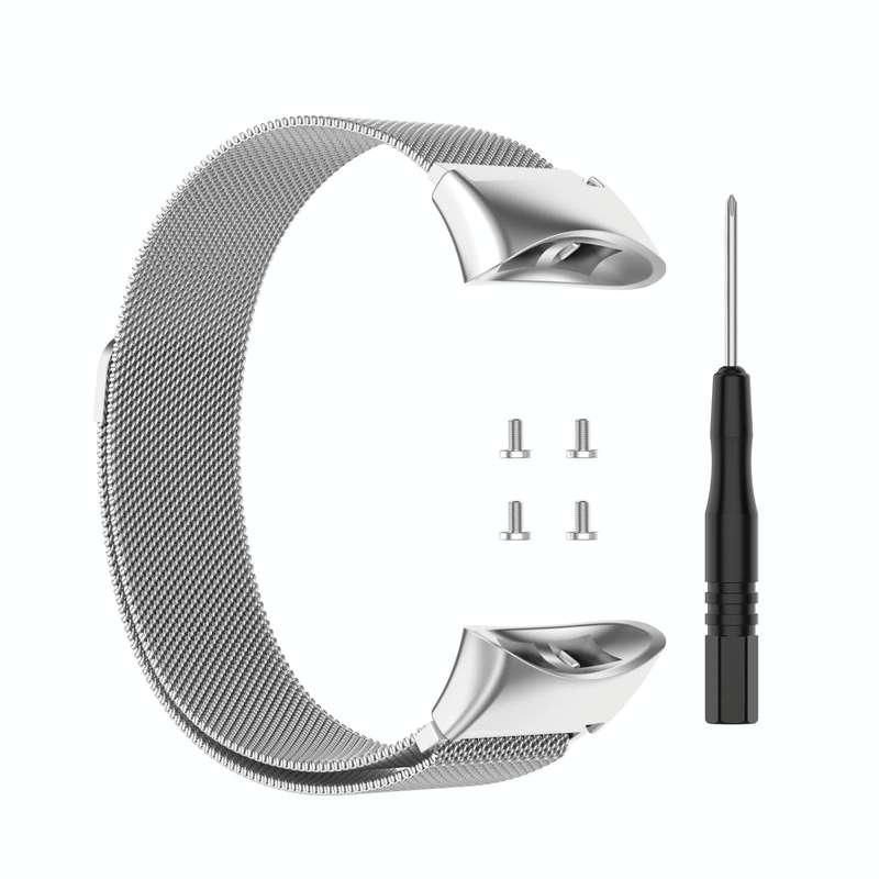 For Garmin Forerunner 45 / 45S / Swim 2 Milanese Watch Band(Silver)