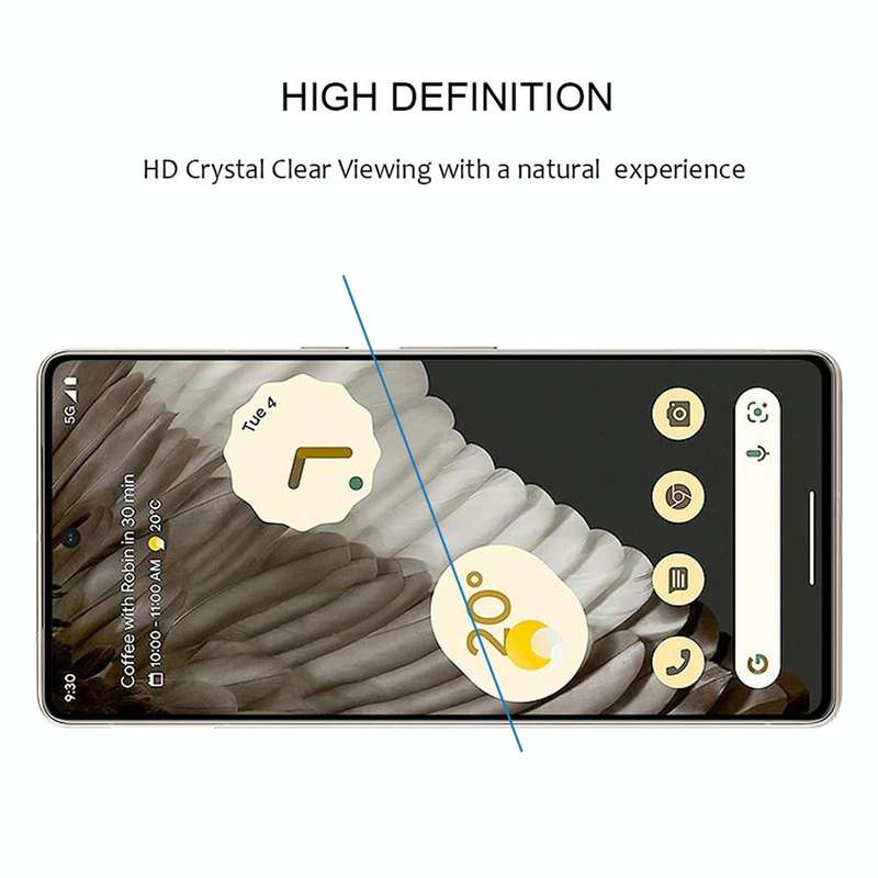 For Google Pixel 7 Pro 3D Curved Edge Full Screen Tempered Glass Film