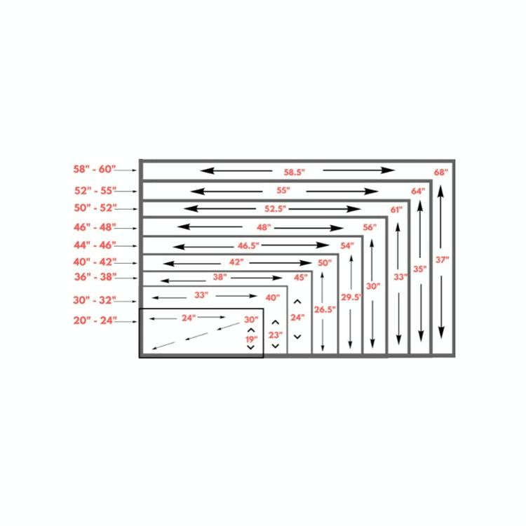 Outdoor TV Waterproof and Dustproof Universal Protector Cover, Size:40-42 inch