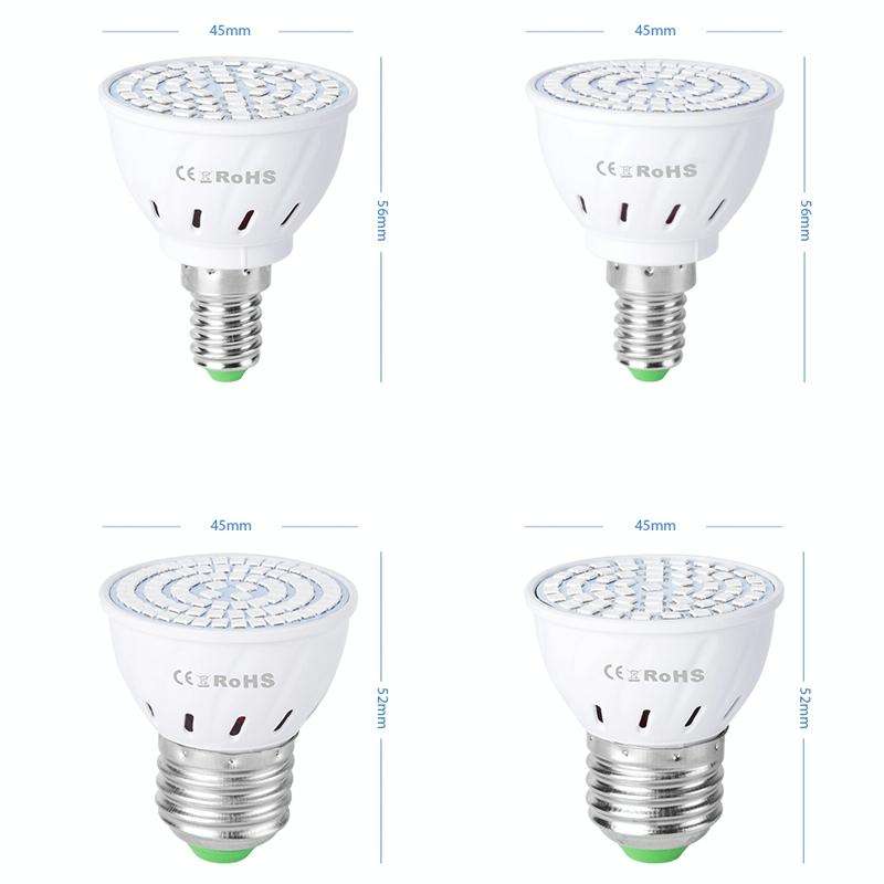 4 PCS LED Plant Growth Lamp Red Blue Spectrum Plant Fill Light, Power: E27 48 Beads