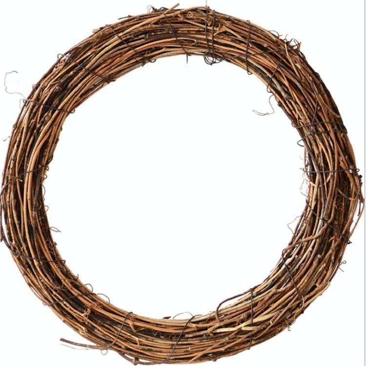 2 PCS Tree Vine Christmas Wreath DIY Rattan Garden Decoration Rattan Window Decoration, Size:30CM