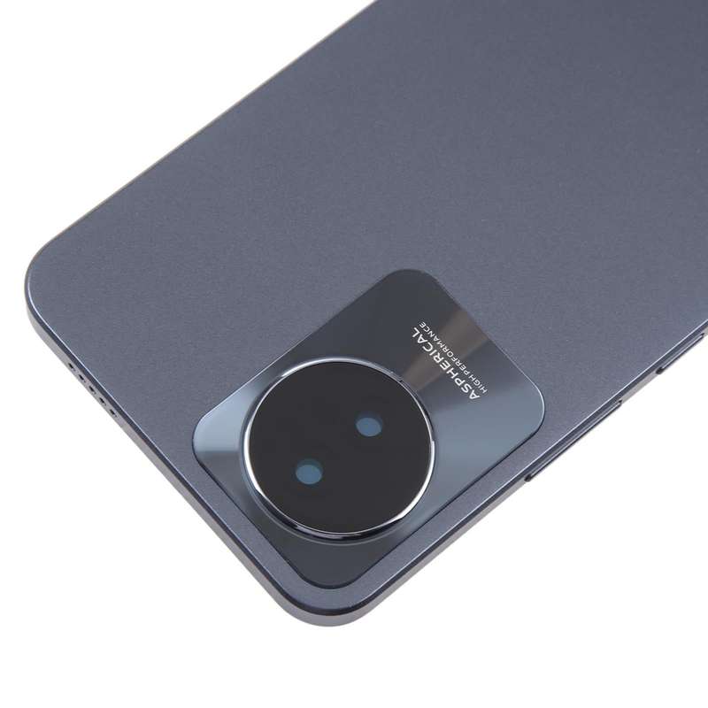 For vivo Y02 Original Battery Back Cover with Camera Lens Cover(Black)
