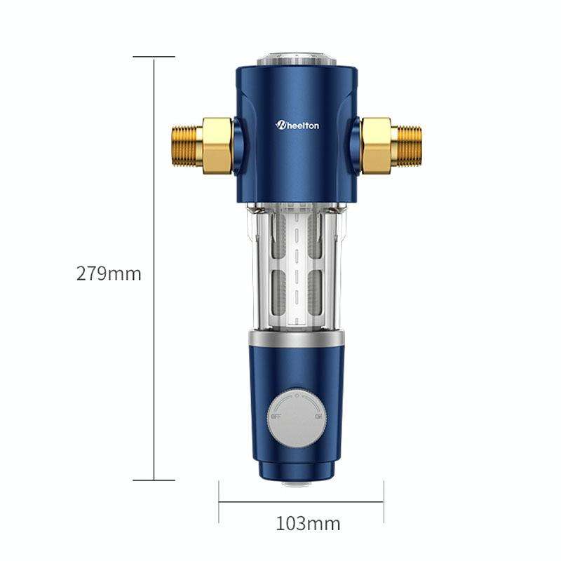 WHEELTON WHT-P0038 Home Whole House High Flow Pre-filter Automatic Rotating Central Water Purifier