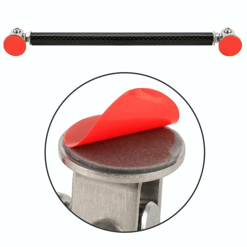 2 PCS Car Modification Adhesive Surrounded Rod Lever Front and Rear Bars Fixed Front Lip Back Sho...