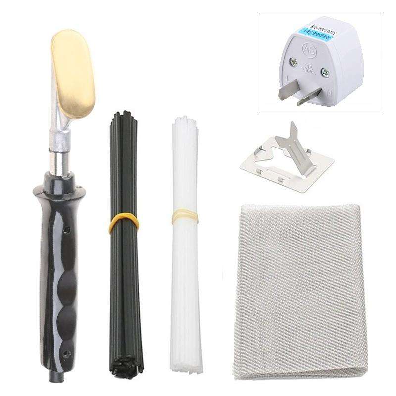 50W Car Bumper Repair Welding Gun Heating Leveling Equipment Set without Brush(AU Plug)