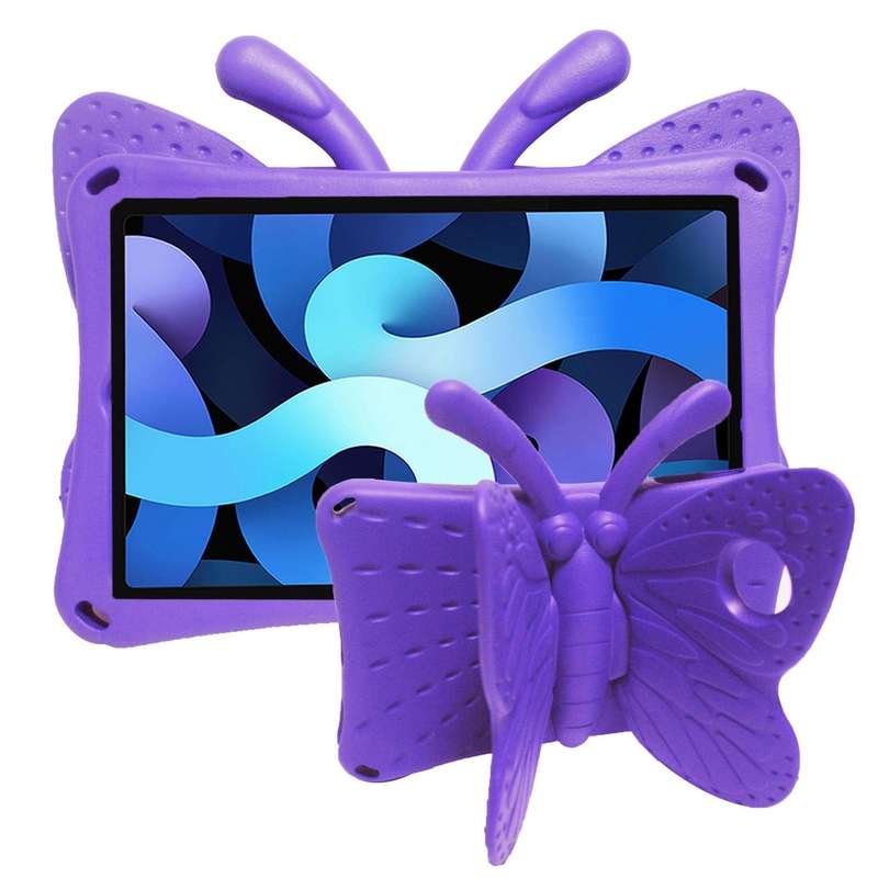 For Galaxy Tab A 10.9 2019 T510 / T515 Butterfly Bracket Style EVA Children Falling Proof Cover P...