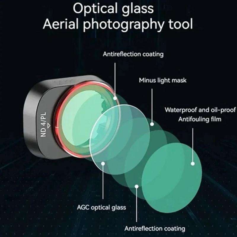 For DJI MINI 4 Pro Drone Lens Filter, Spec: ND4PL