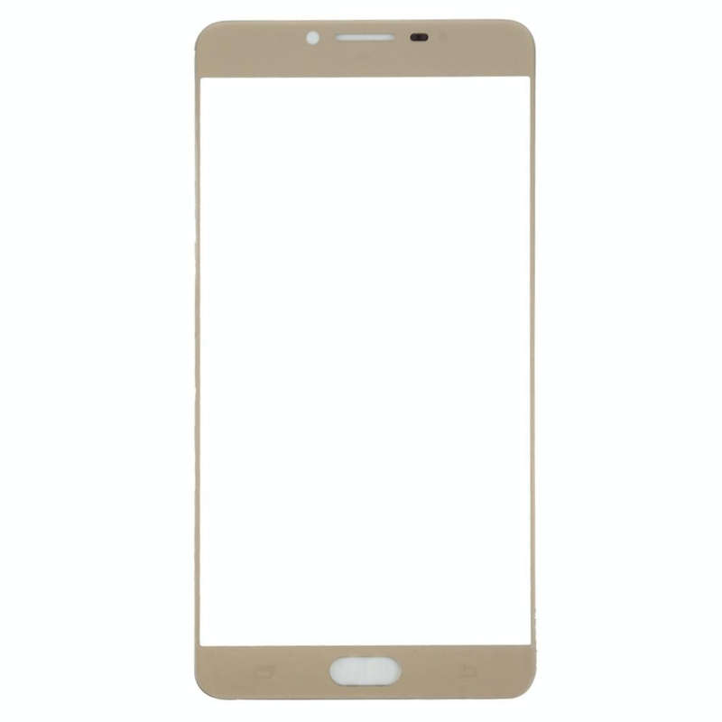 For Samsung Galaxy C9 Pro / C900 10pcs Front Screen Outer Glass Lens (Gold)
