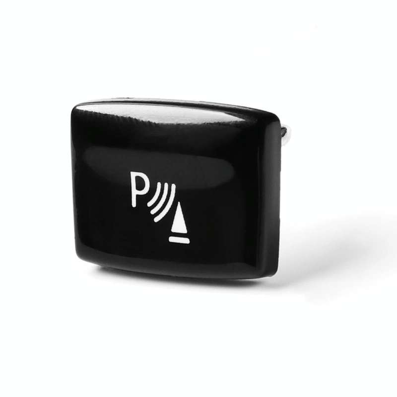 Car Gear Electric Eye Button for BMW 1 Series F20 2012-2018,Left and Right Drive(Black)