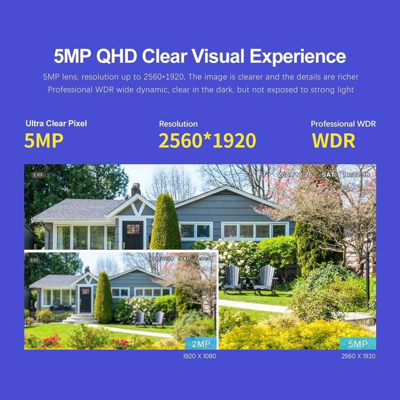 SriHome SH041 5.0MP 20X Optical Zoom 2.4G/5G WiFi IP66 Waterproof AI Auto Tracking H.265 Video Su...
