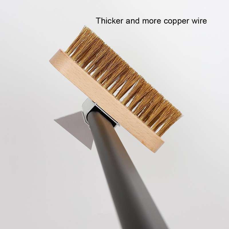Thickened Oven Brush Home Transfer Shovel Oven Brush(40cm Alloy Handle)
