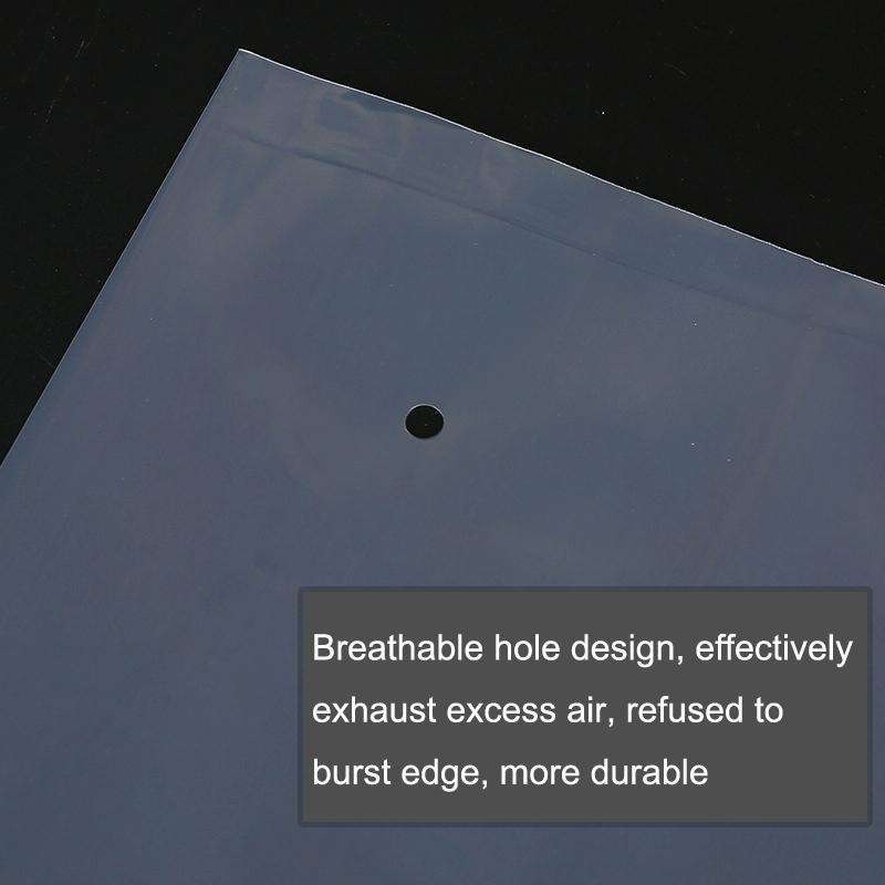 100 PCS / Set PE Clothing Packaging Bag Transparent Self-Stick Bag Jewelry Plastic Sealed Bag, Si...