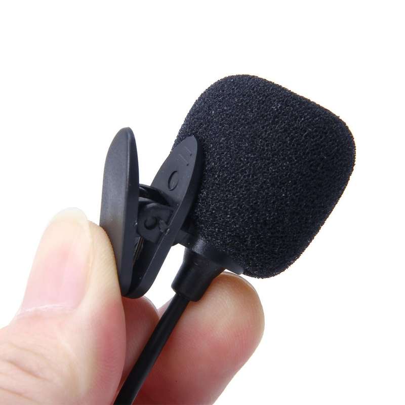 Car Audio Microphone 3.5mm Jack Plug Mic Stereo Mini Wired External Clip Microphone Player for Au...