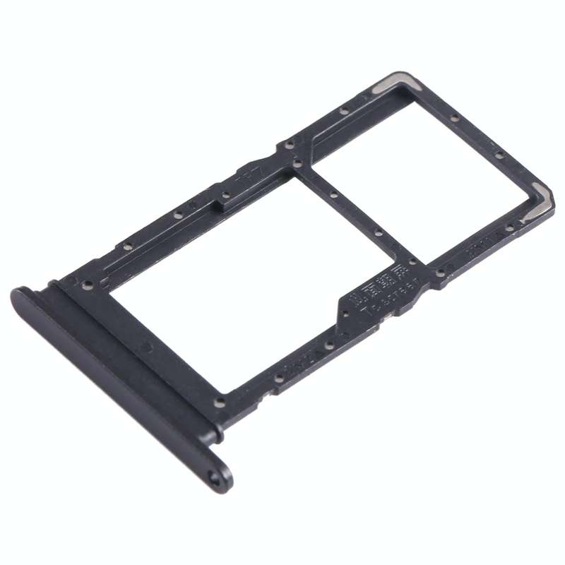 For Honor Play6C SIM + SIM / Micro SD Card Tray (Black)
