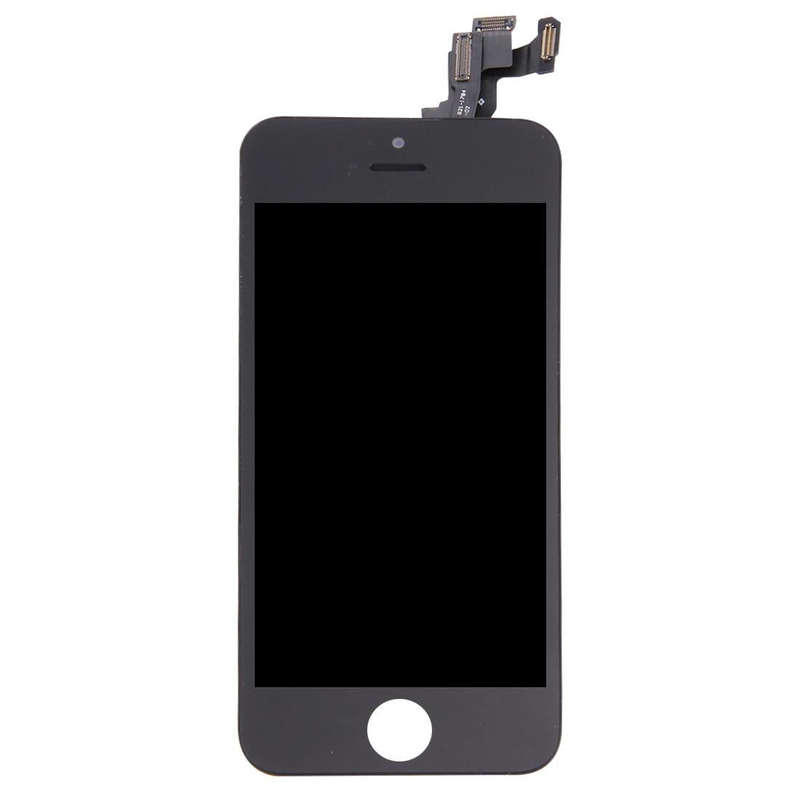 10 PCS TFT LCD Screen for iPhone 5S  Digitizer Full Assembly with Front Camera (Black)