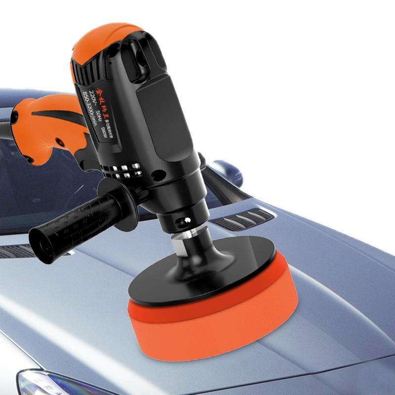 Car Beauty Sealing Glaze Polishing Machine Tile Repair Waxing Machine With Sponge Set, Model: 110...