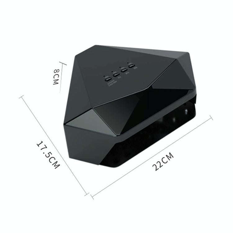 SAMVI 48W Intelligent Diamond Nail Lamp Double Light Source Infrared Sensation Quick Dry Nail Pho...