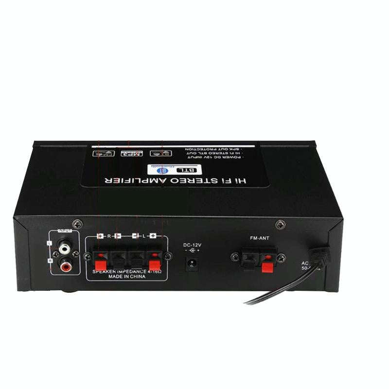 G919 Smart Digital Power Amplifier Built-in Bluetooth / USB/ SD/ FM Mini Power Amplifier, EU Plug