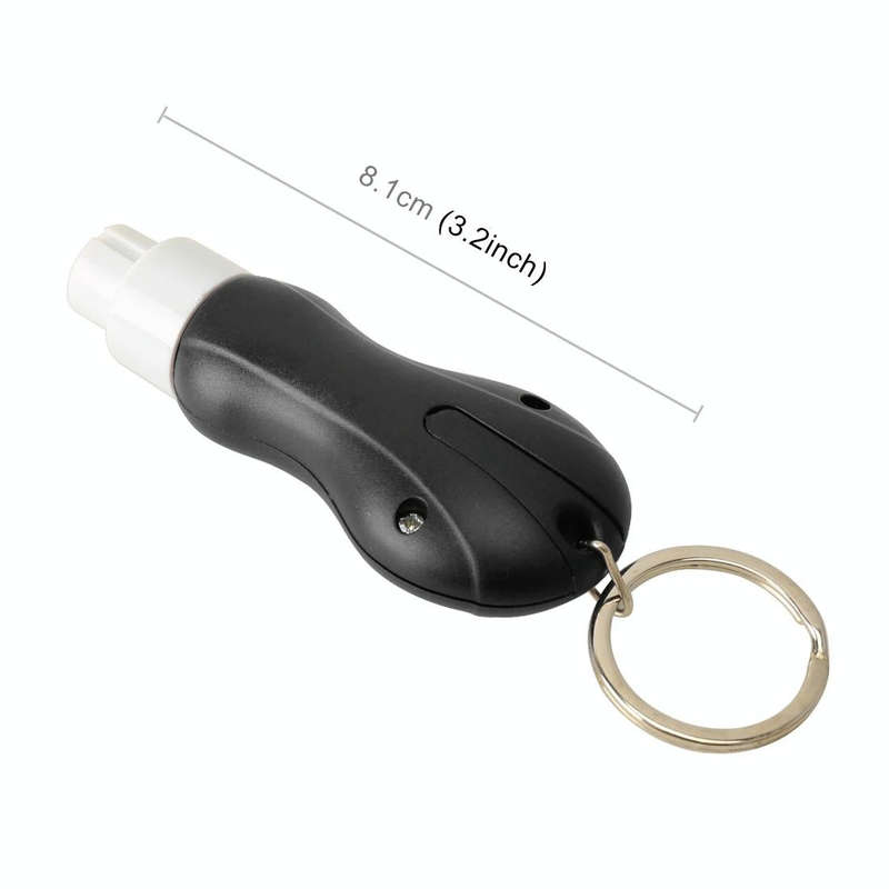 2 in 1 Mini Car Safety Rescue Hammer Life Saving Escape Emergency Hammer Seat Belt Cutter Window ...