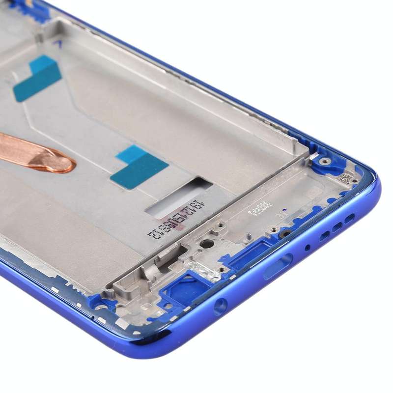 Front Housing LCD Frame Bezel Plate for Xiaomi Redmi K30 5G (Blue)
