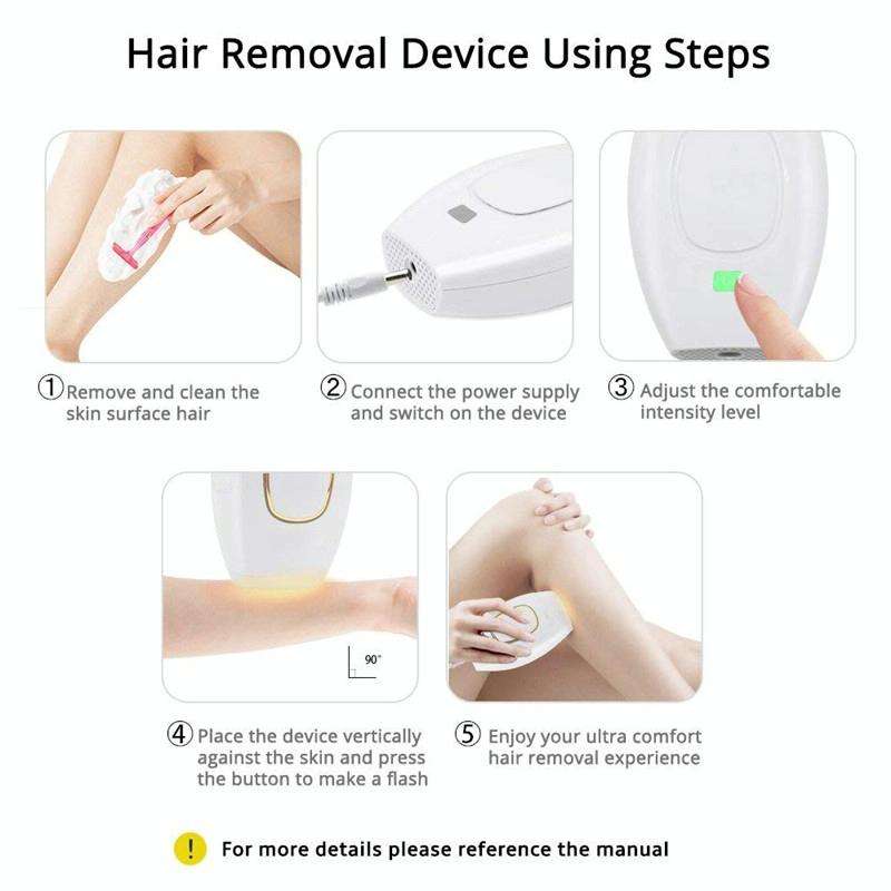 H01 Portable Home Use Laser IPL Hair Removal Devicepainless Epilator Permanent, Specification:UK ...