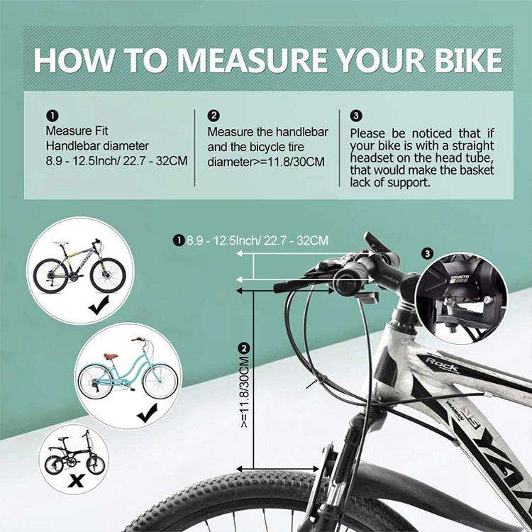 Outdoor Bicycle Front Bag Pet Basket Simple Assembly Foldable Riding Bag(Black)