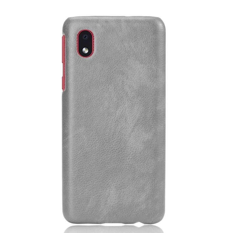For Samsung Galaxy A01 Core / M01 Core Shockproof Litchi Texture PC + PU Case(Gray)