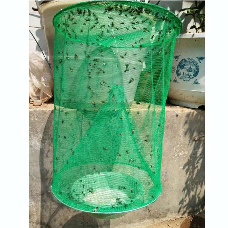 3pcs Folding Hanging Automatic Fly Hunter, Induced Fly Cage