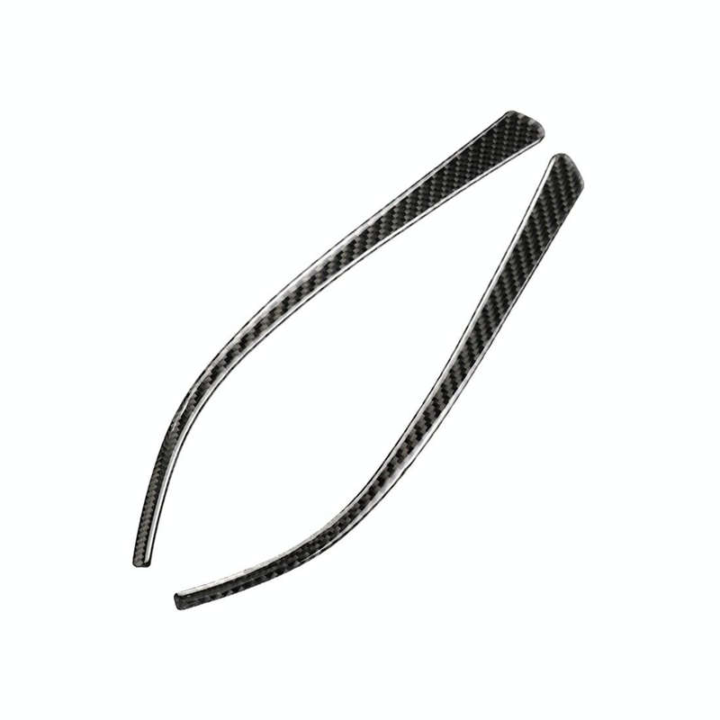 Carbon Fiber Car Rearview Mirror Bumper Strip Decorative Sticker for BMW F30 2013-2018 / F34 2013...
