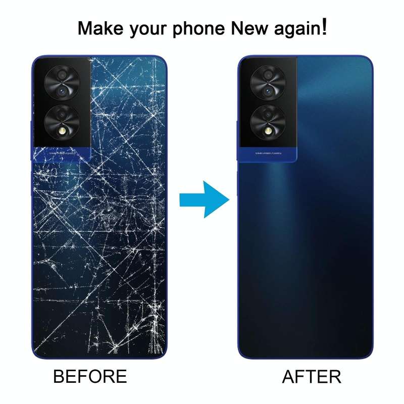 For TCL 40 NxtPaper 4G Original Battery Back Cover(Blue)