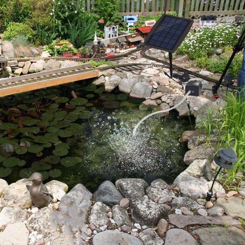 Plug-in Solar Aeration Pump Power Storage Aquarium Oxygen Pump
