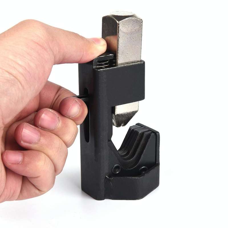 Car Battery Cable Hammer Crimper Hammer Lug Crimper Tool Pliers with T2 Copper 8 x 5/16 Heavy-dut...