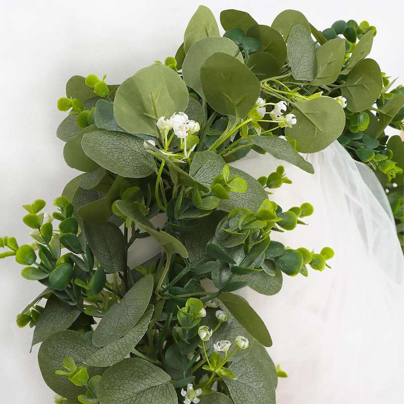 180cm Simulation Greenery Eucalyptus Ivy Leaf Rattan Hanging Fake Flower Decoration Rattan, Style...