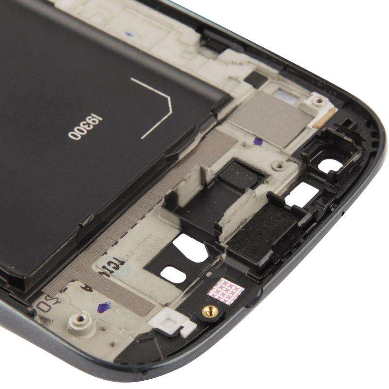 For Galaxy S III / i9300 Original 2 in 1 LCD Middle Board + Original Front Chassis(Black)