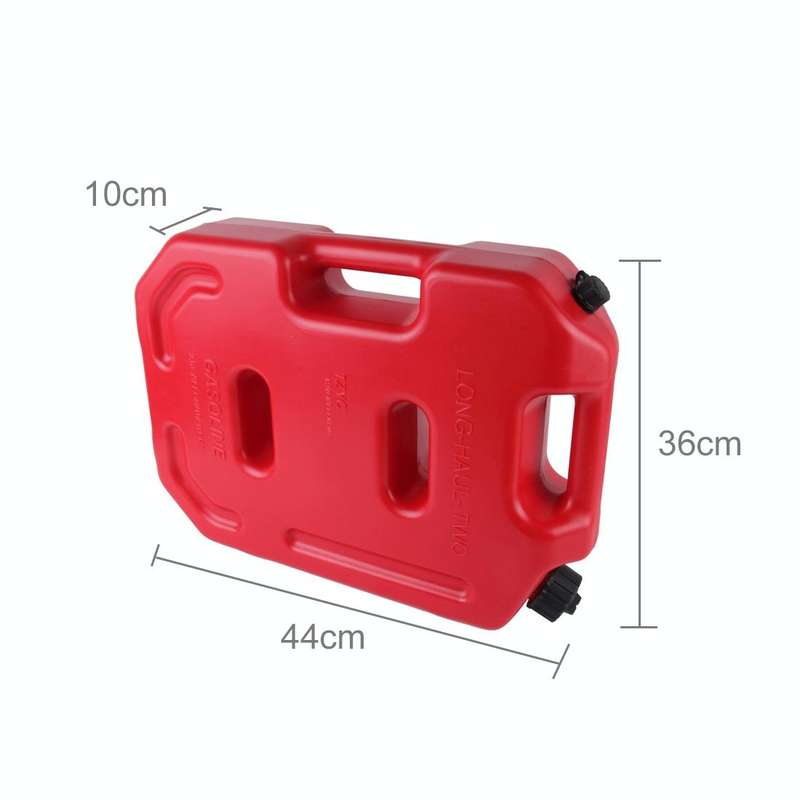 Gasoline Fuel Tanks Plastic 2.6 Gallon 10 Litres Auto Shut Off Fuel Cans Oil Container Emergency ...