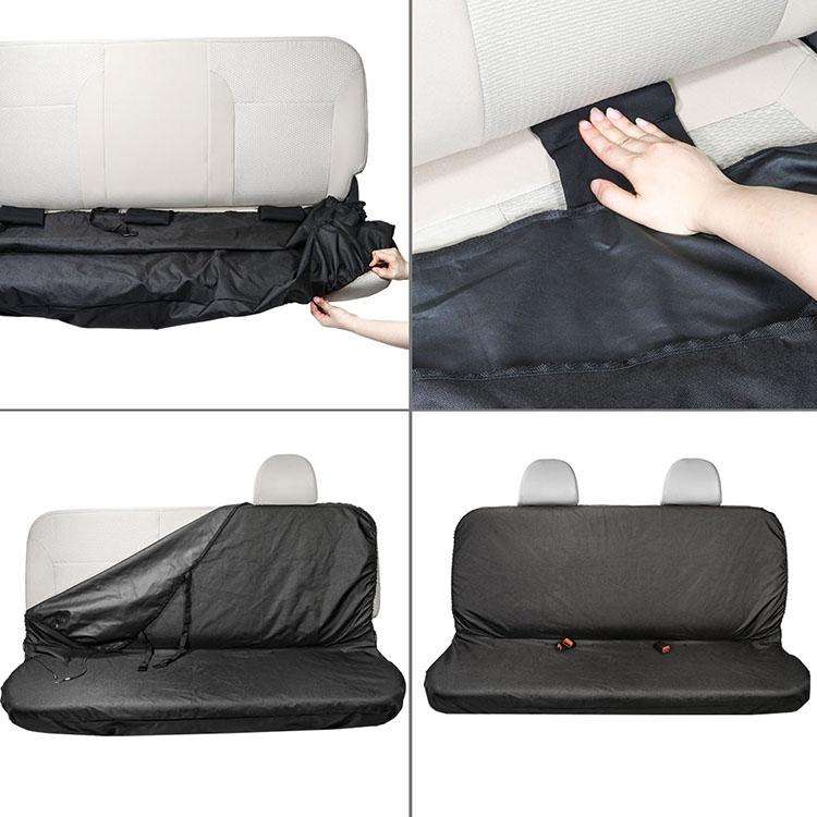 TIROL T26304 General Car Waterproof Oxford Cloth Rear Seat Protector Cover