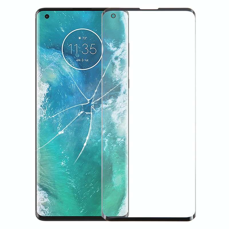 For Motorola Edge+ Front Screen Outer Glass Lens with OCA Optically Clear Adhesive