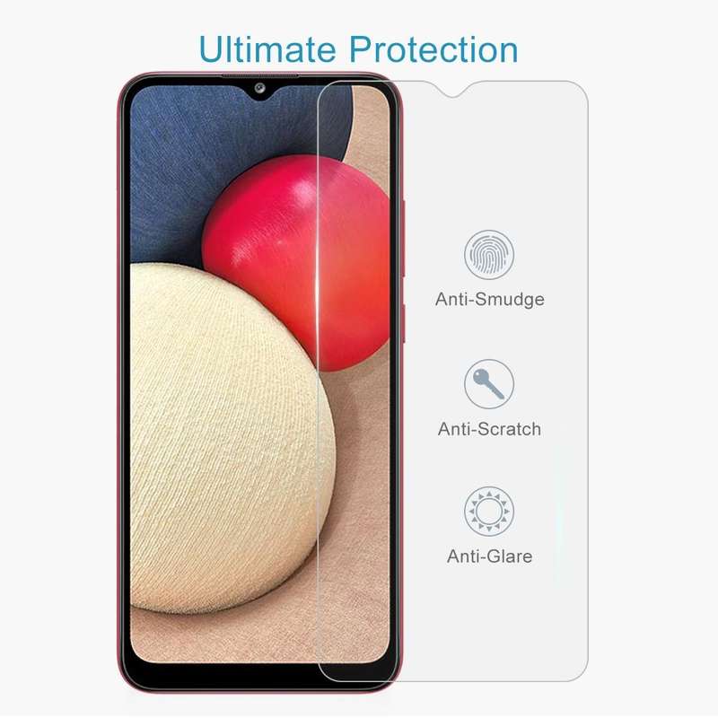 For Samsung Galaxy A02s 0.26mm 9H 2.5D Tempered Glass Film