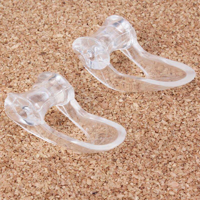 1 Pair Foot Care Protective Silicone Toe Pad(Transparent)