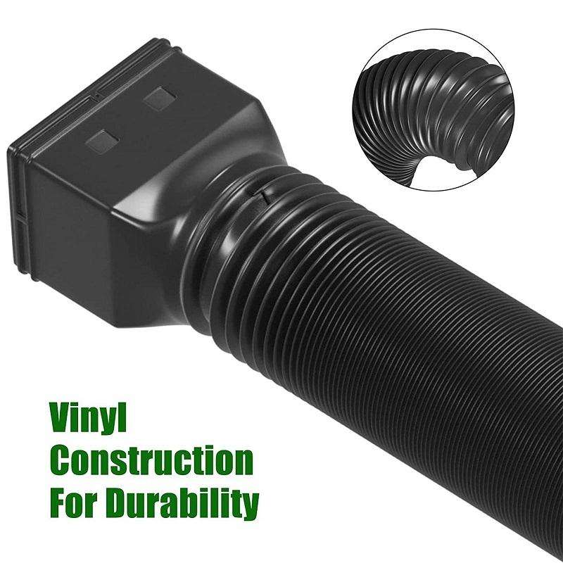 Downspout Extenders Telescoping Rain Gutter Drains(Brown)