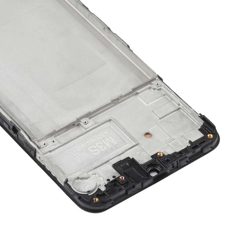 6.36 inch OLED LCD Screen for Samsung Galaxy M21 SM-M215 Digitizer Full Assembly with Frame (Black)