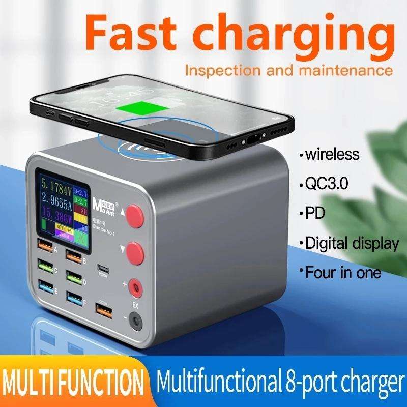 MaAnt Dianba NO.1 Multi-port Wireless USB PD Charger, EU Plug