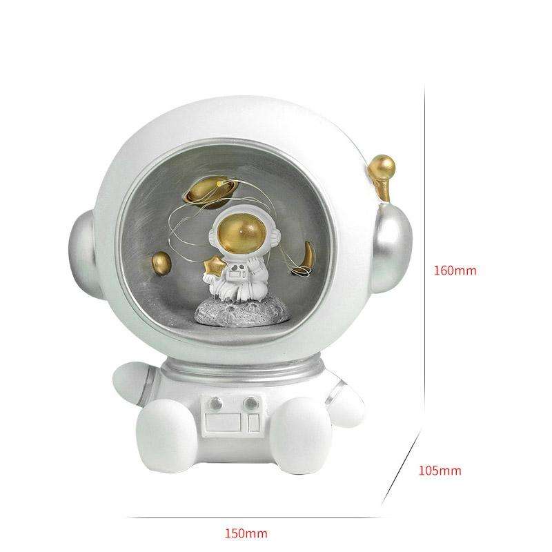 Astronaut Star Lights Ornaments Home Resin Night Light(Daylight Helmet)